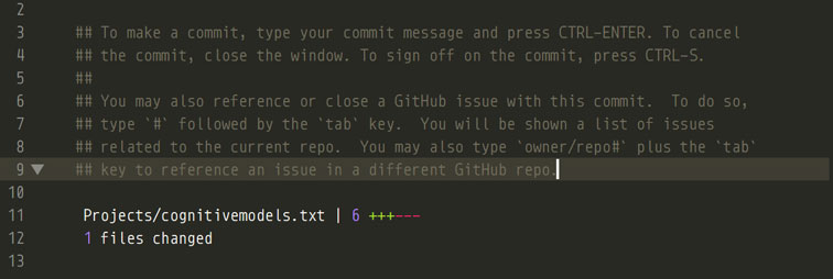 Screenshot GitSavvy and Git